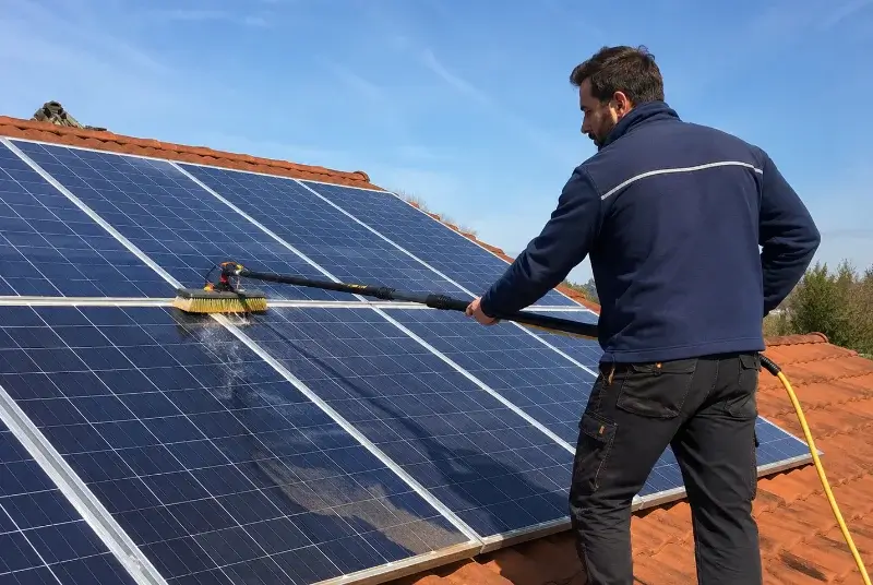 Nettoyage et entretien de panneaux solaires à Théza